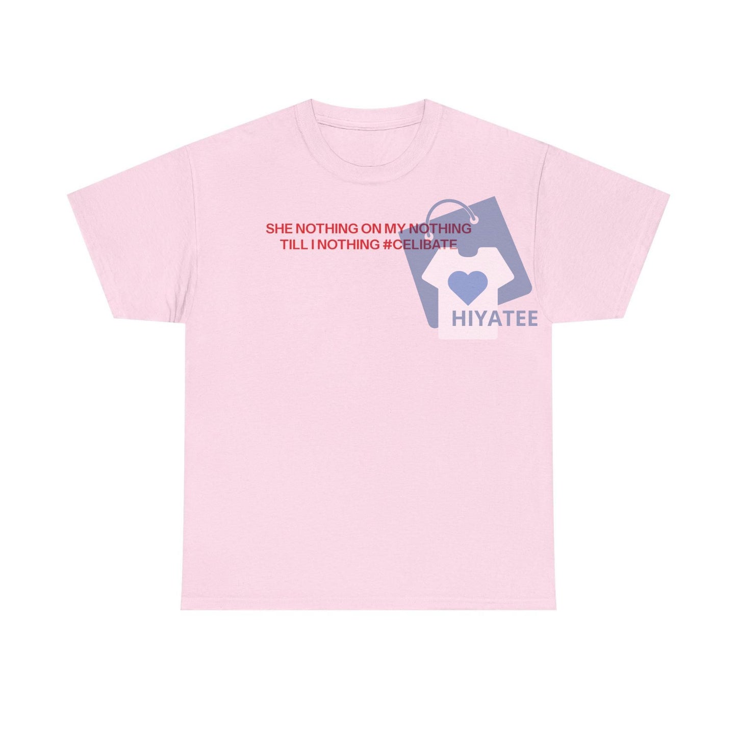 Nothing T-Shirt – Minimalist Cotton Graphic Tee for Men & Women-Hiyatee