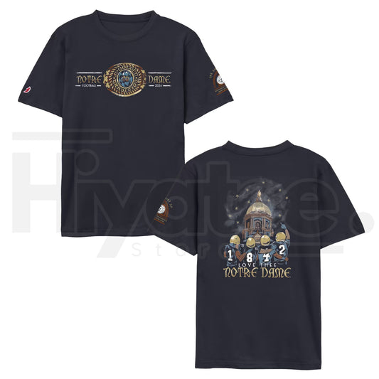 Notre Dame Fighting Irish The Shirt 2026 T-Shirt – Men's League Collegiate Wear Navy Graphic Tee - Hiyatee
