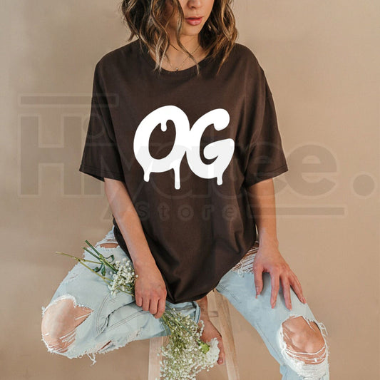 OG Drip Graphic T-Shirt – Urbanvoice Decay Premium Cotton Casual Streetwear - Hiyatee