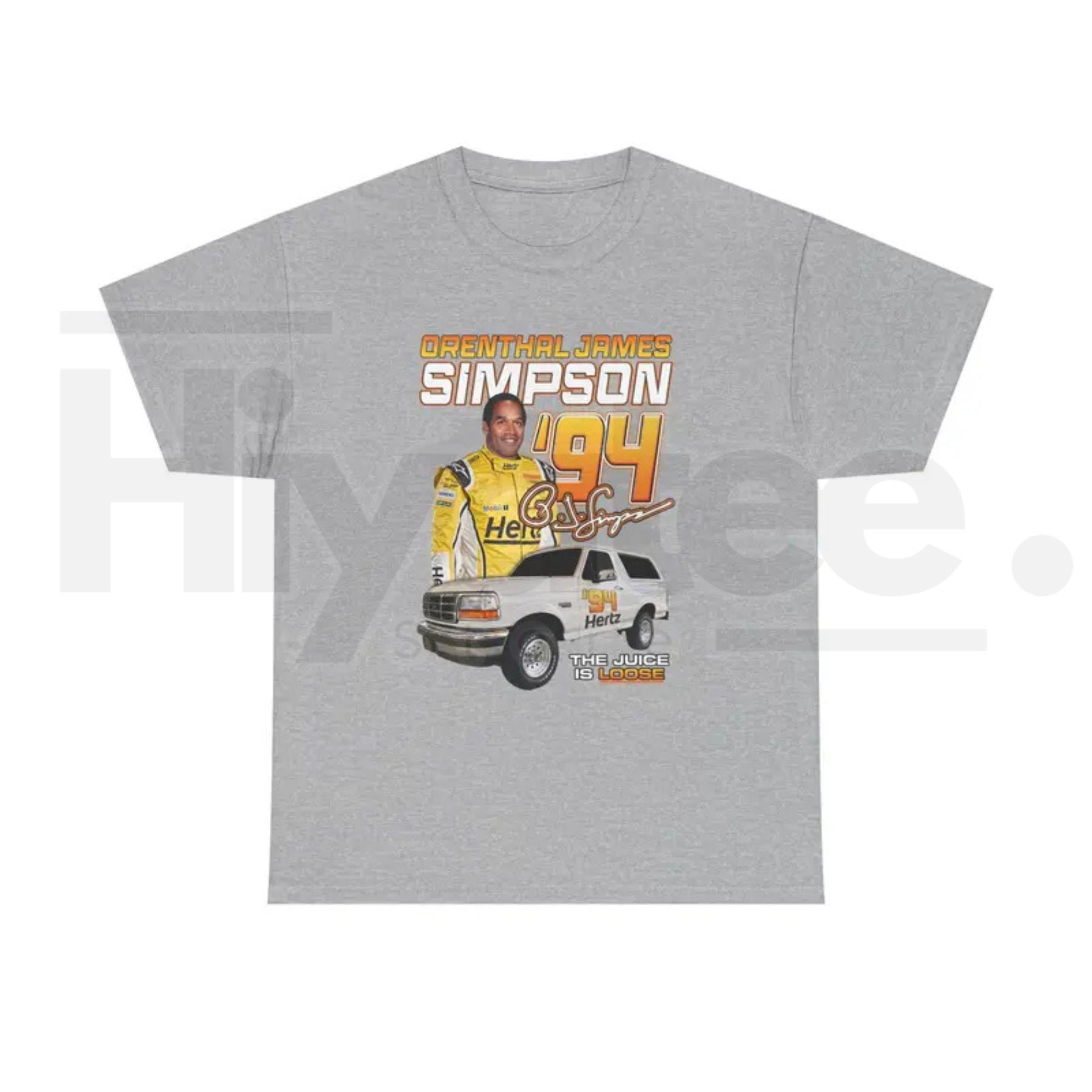 OJ Simpson 94 Shirt – Professional Racer Parody Tee - Hiyatee