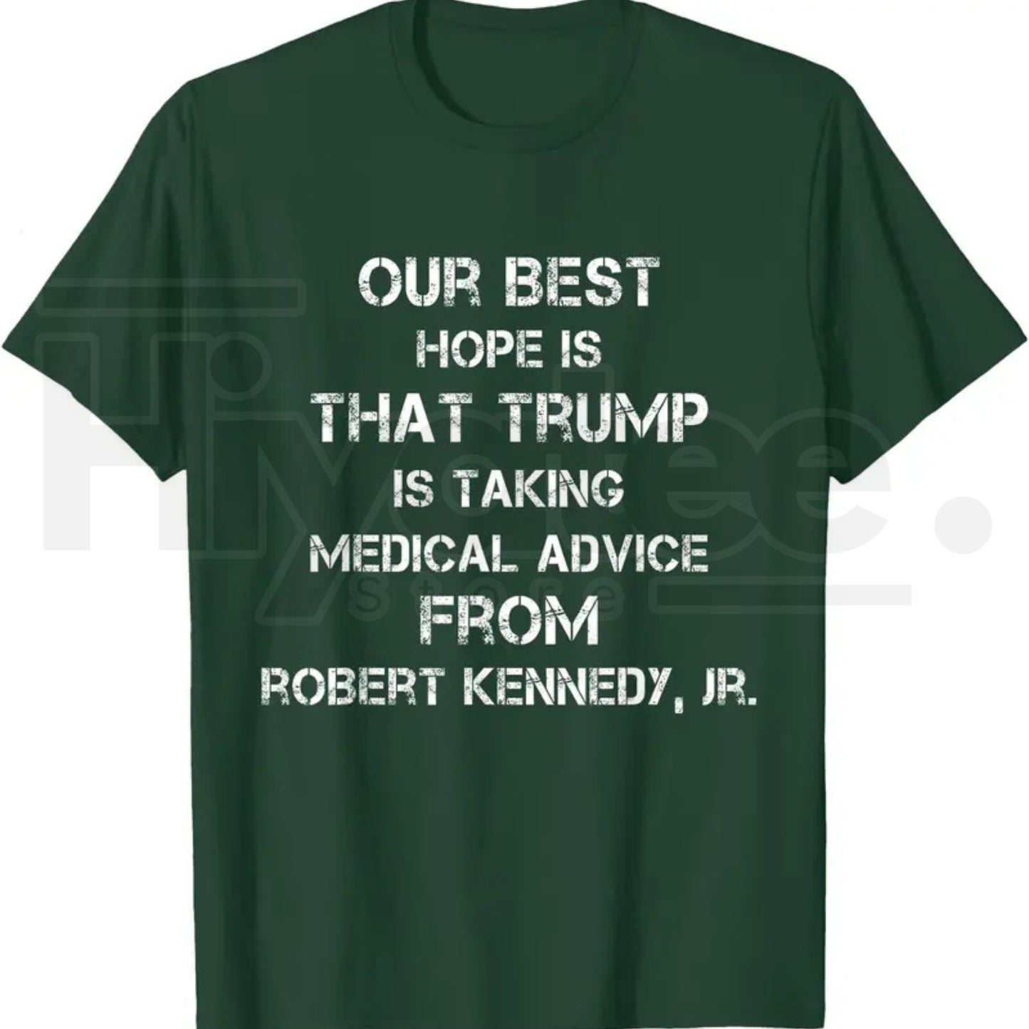 Our Best Hope Is That Trump Is Taking Medical T-Shirt – Retro Vintage Satire Tee - Hiyatee