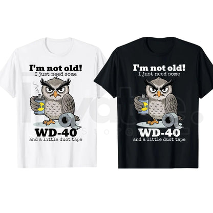 "Owl: I'm Not Old" – Funny Wise Owl Sarcastic Graphic Top - Hiyatee