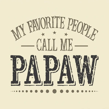 Custom Comfort Colors My Favorite People Call Me Papa Shirt – Personalized Dad Grandfather T-Shirt, Father's Day Gift