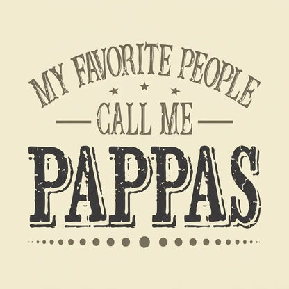 Custom Comfort Colors My Favorite People Call Me Papa Shirt – Personalized Dad Grandfather T-Shirt, Father's Day Gift