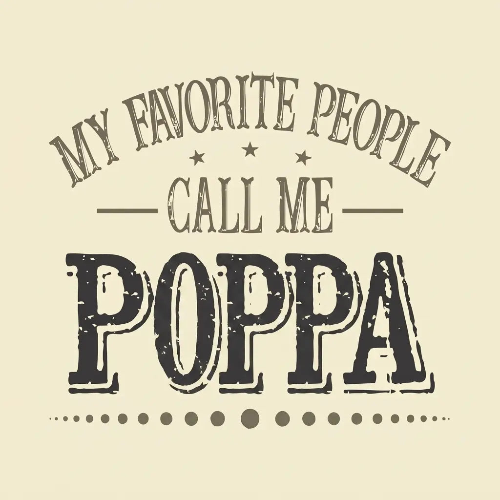 Custom Comfort Colors My Favorite People Call Me Papa Shirt – Personalized Dad Grandfather T-Shirt, Father's Day Gift