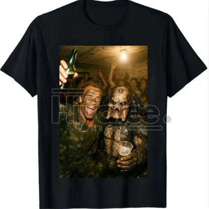 PREDATOR Printed Design Unisex T-Shirt – High-Quality Print Casual Comfort Daily Wear - Hiyatee