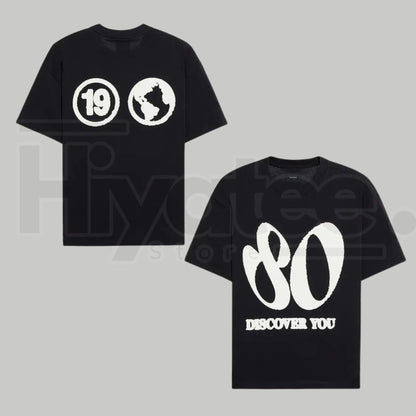 Pacsun Men's Discover You T-Shirt – Retro Graphic Streetwear Tee - Hiyatee