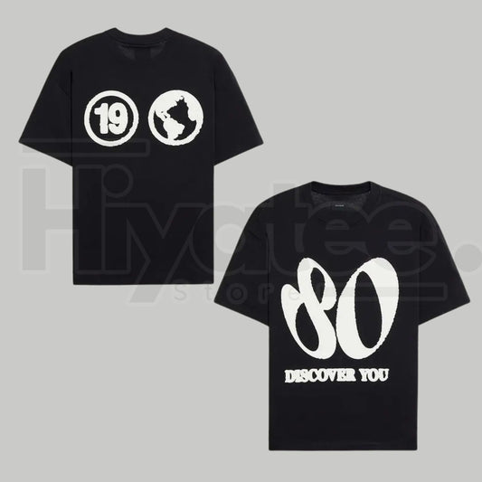 Pacsun Men's Discover You T-Shirt – Retro Graphic Streetwear Tee - Hiyatee