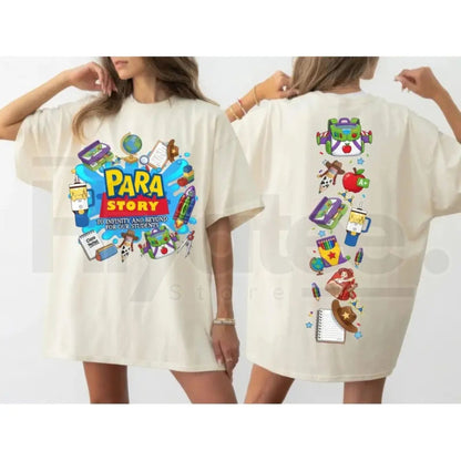 Para Story Paraprofessional T-Shirt – Teacher Aide Back to School Tee - Hiyatee