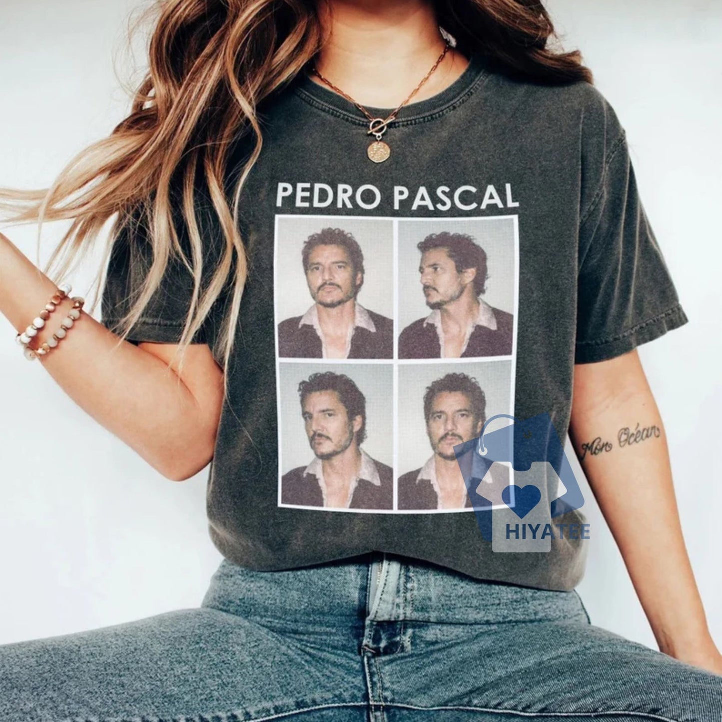 Pedro Pascal Daddy Shirt – Vintage Meme Photo Tee for Men and Women-Hiyatee