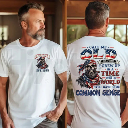 Personalized Year 1965-1980 Generation X Shirt – Call Me Old Common Sense Tee - Hiyatee