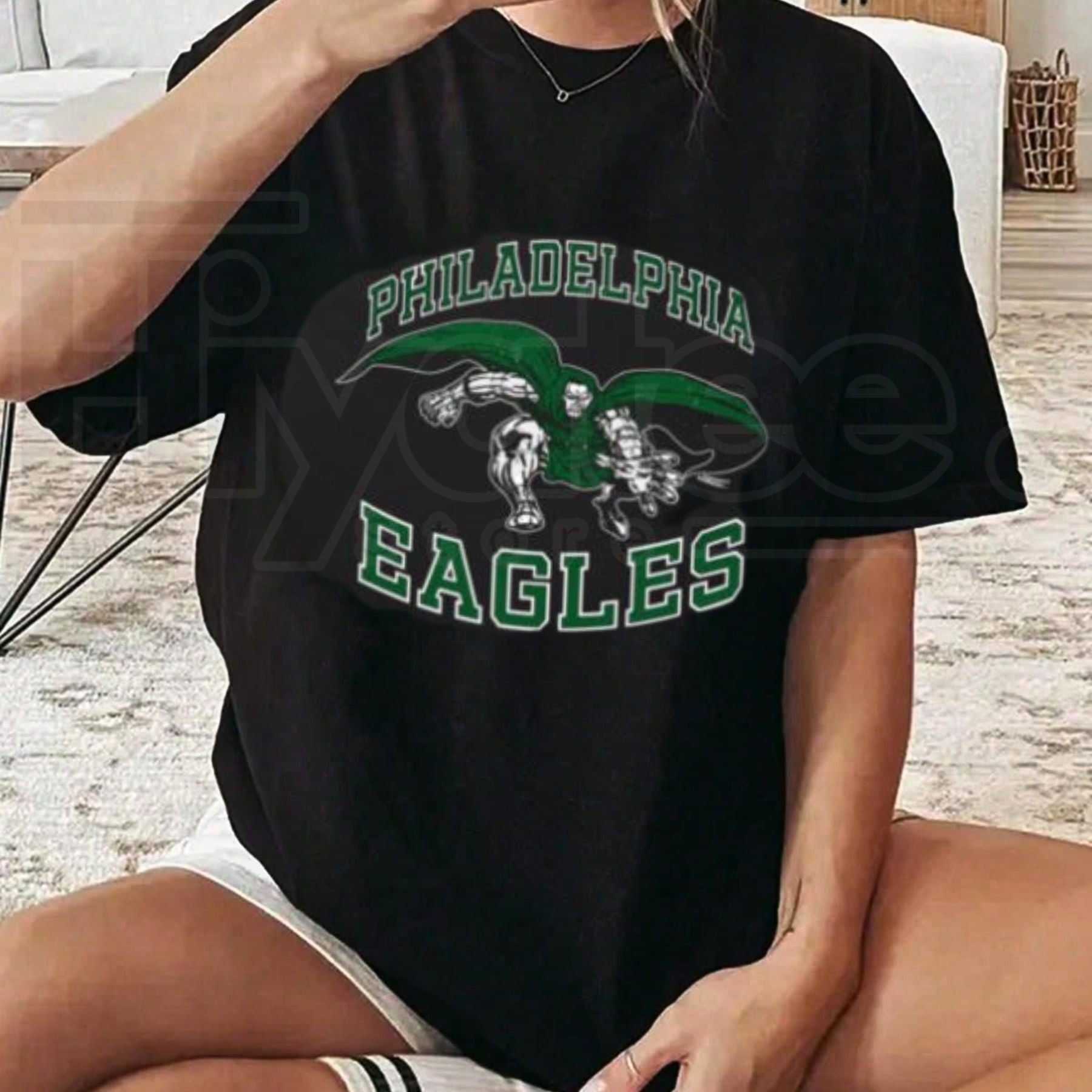Philadelphia Eagles Doctor Doom 2026 T-Shirt – Vintage Comic Football Unisex Cotton Tee for Men & Women - Hiyatee