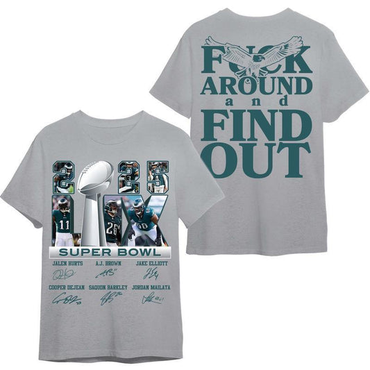 Philadelphia Eagles Super Bowl LIX 2025 T-Shirt- Hiyatee