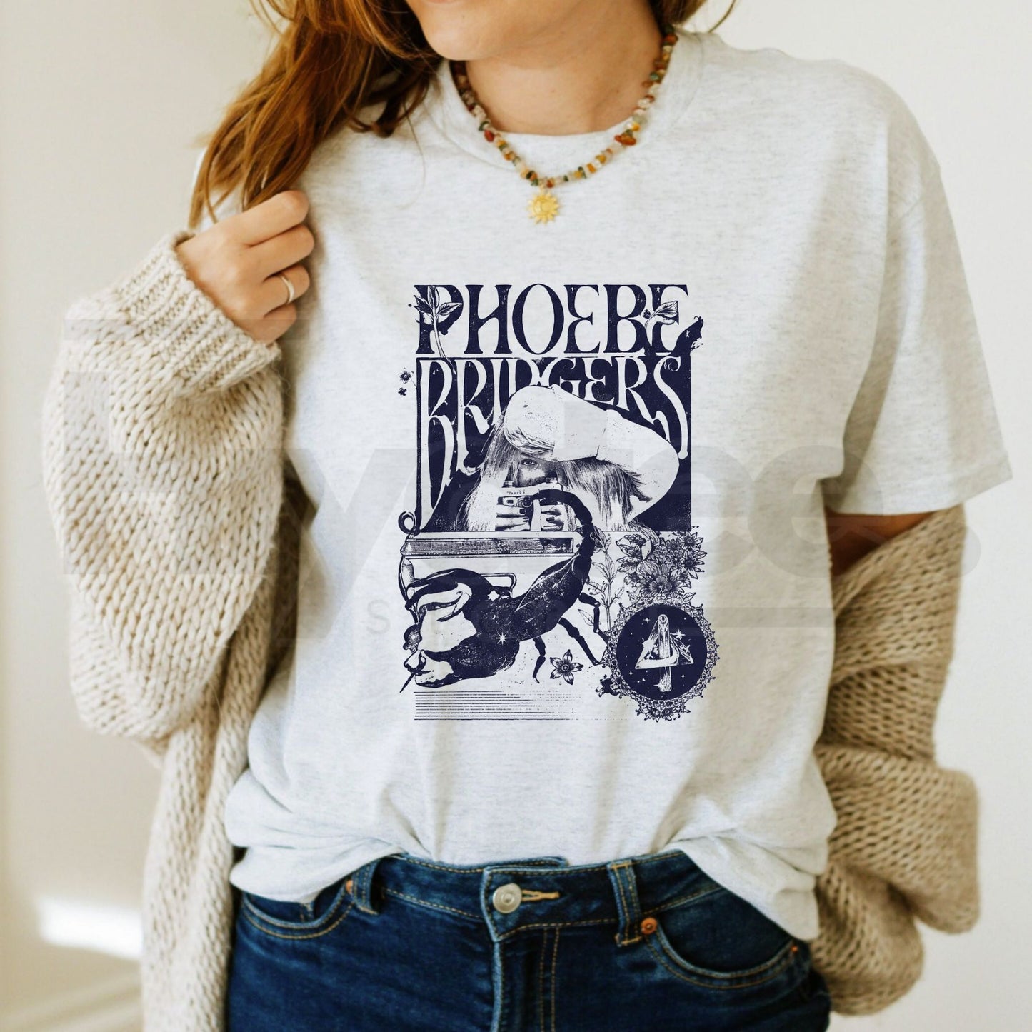 Phoebe Bridgers On Tour T-Shirt – Harajuku Style Indie Rock Unisex Graphic Tee - Hiyatee