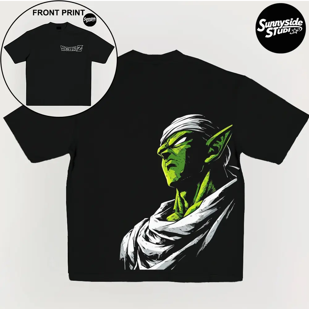 Anime 90s Graphic Tee – Retro Streetwear Oversized T-Shirt for Men