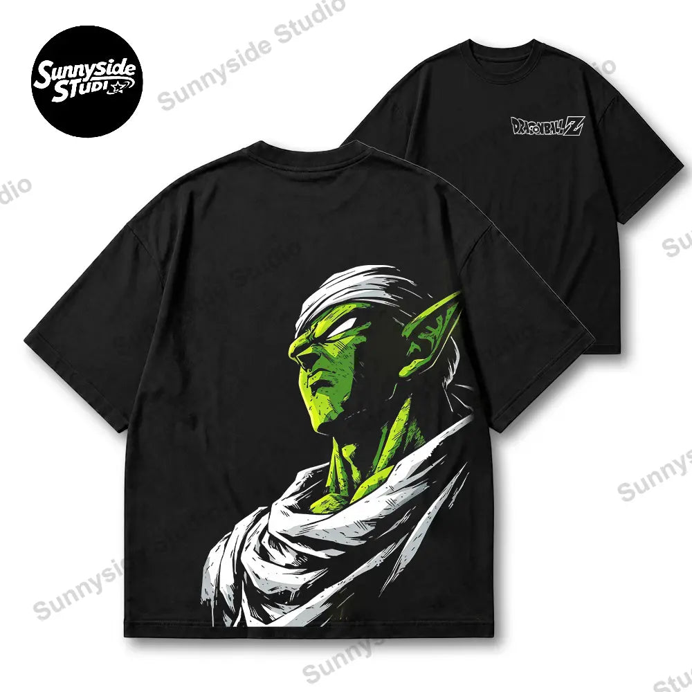"GAZE" Series Anime 90s Graphic Tee – Retro Anime US Regular Fit Streetwear T-Shirt
