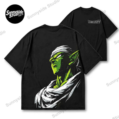 "GAZE" Series Anime 90s Graphic Tee – Retro Anime US Regular Fit Streetwear T-Shirt
