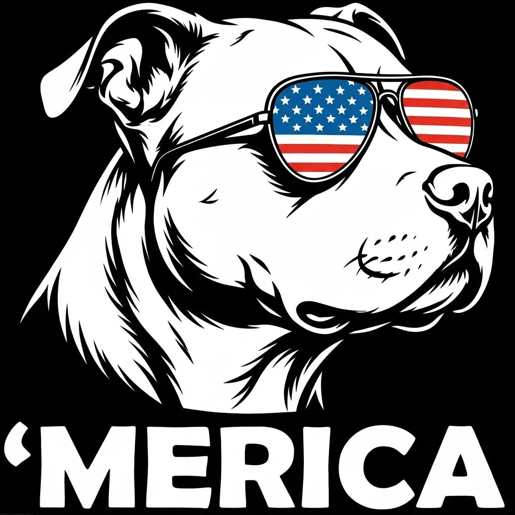 Comfort Colors® Patriotic 50+ Dog Breed Shirt – Funny 4th of July Merica Dog Tee