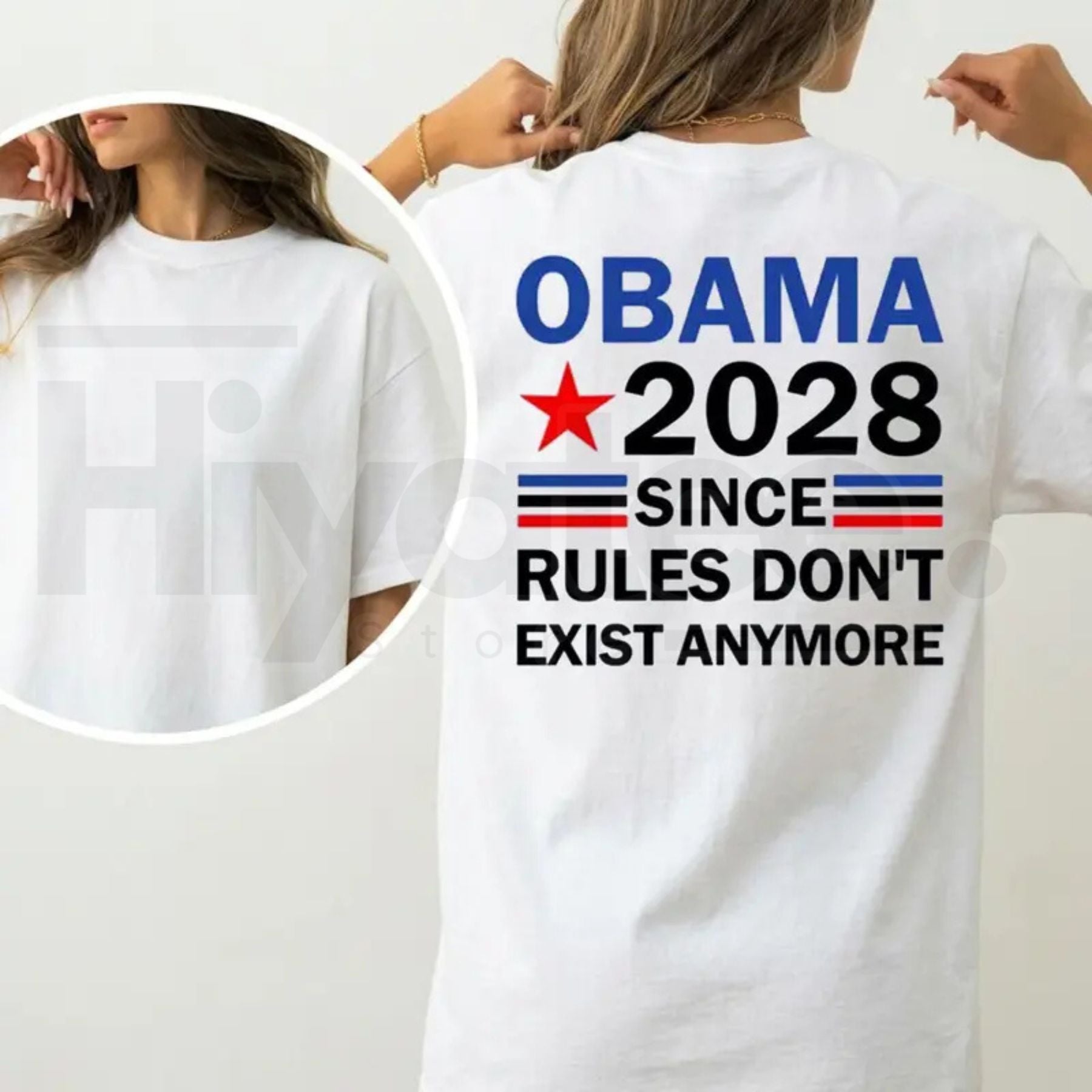 Political Humor Graphic T-Shirt – 2028 Election Joke Tee - Hiyatee