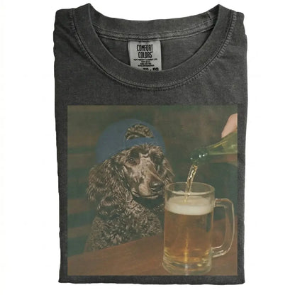 Comfort Colors 50+ Dog Breeds Available Beer Shirt – Vintage 90s Funny Edgy Dog Meme Tee, Unisex Casual Streetwear Gift