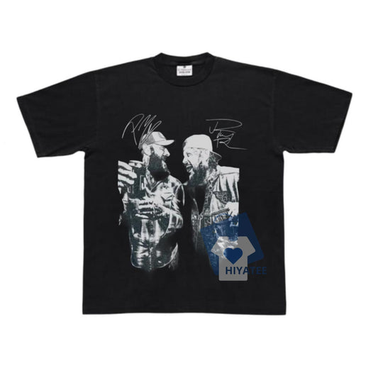 Post and Jelly Concert Tour Shirt – Vintage 90s Rapper Tee Inspired by Posty-Hiyatee