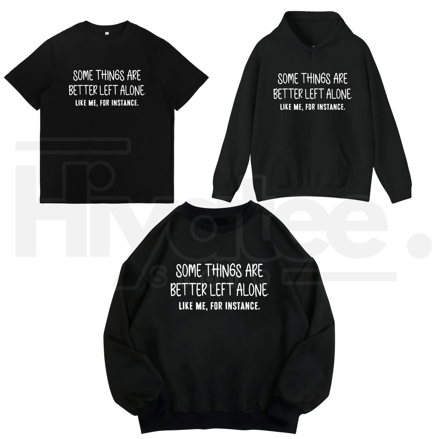 Premium Heavyweight Introverted Humor Apparel – Witty Long Sleeve, Sweatshirt & Hoodie - Hiyatee