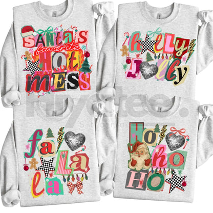 Preppy Girl Collage Y2K Retro Crewneck - Hiyatee