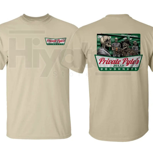 Private Pyle's Jelly Doughnuts Graphic T-Shirt – Patriotic Military Tee - Hiyatee