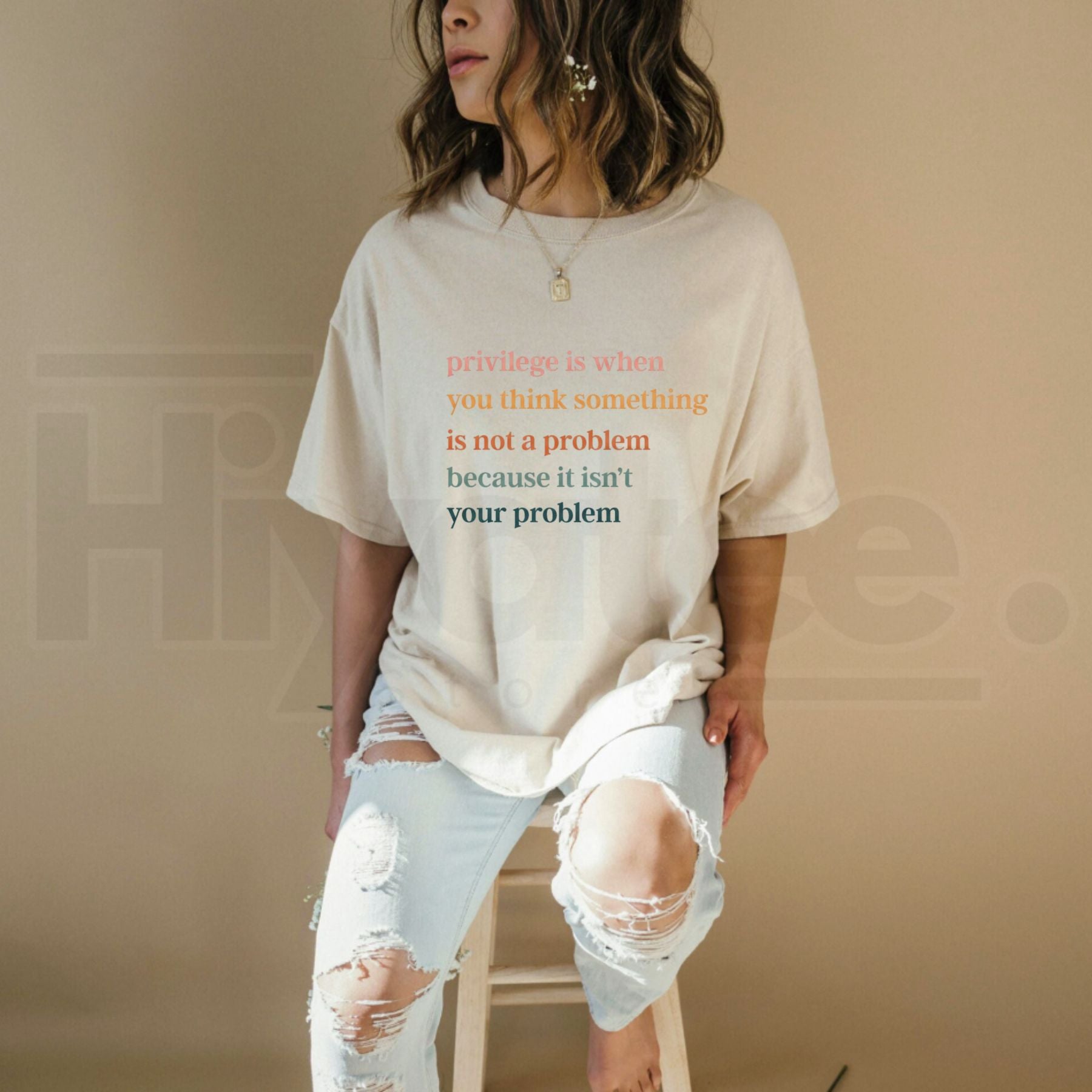 "Privilege Is When..." Social Justice T-Shirt – Retro Feminist & Empowering Tee - Hiyatee