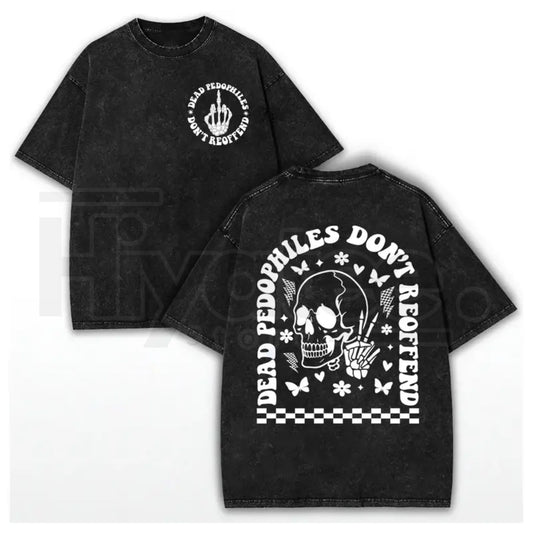 Protect Our Kids Vintage Washed T-Shirt – Bold Awareness Graphic Cotton Streetwear Tee - Hiyatee