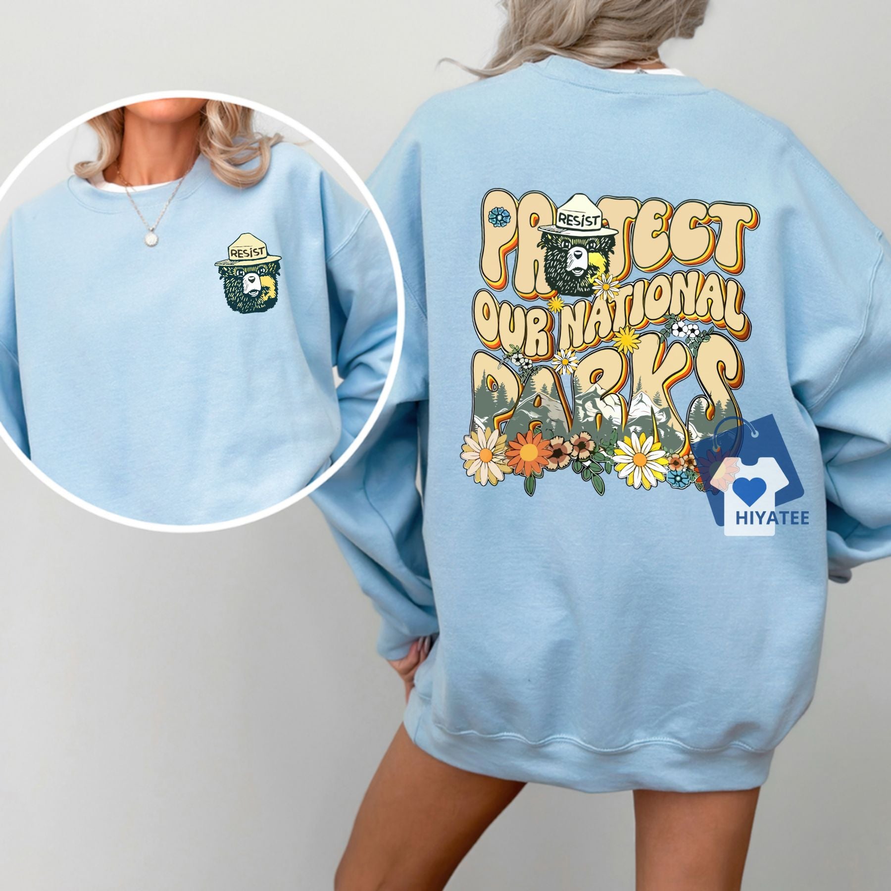  Protect Our National Parks Sweatshirt – Support Conservation in Style-Hiyatee