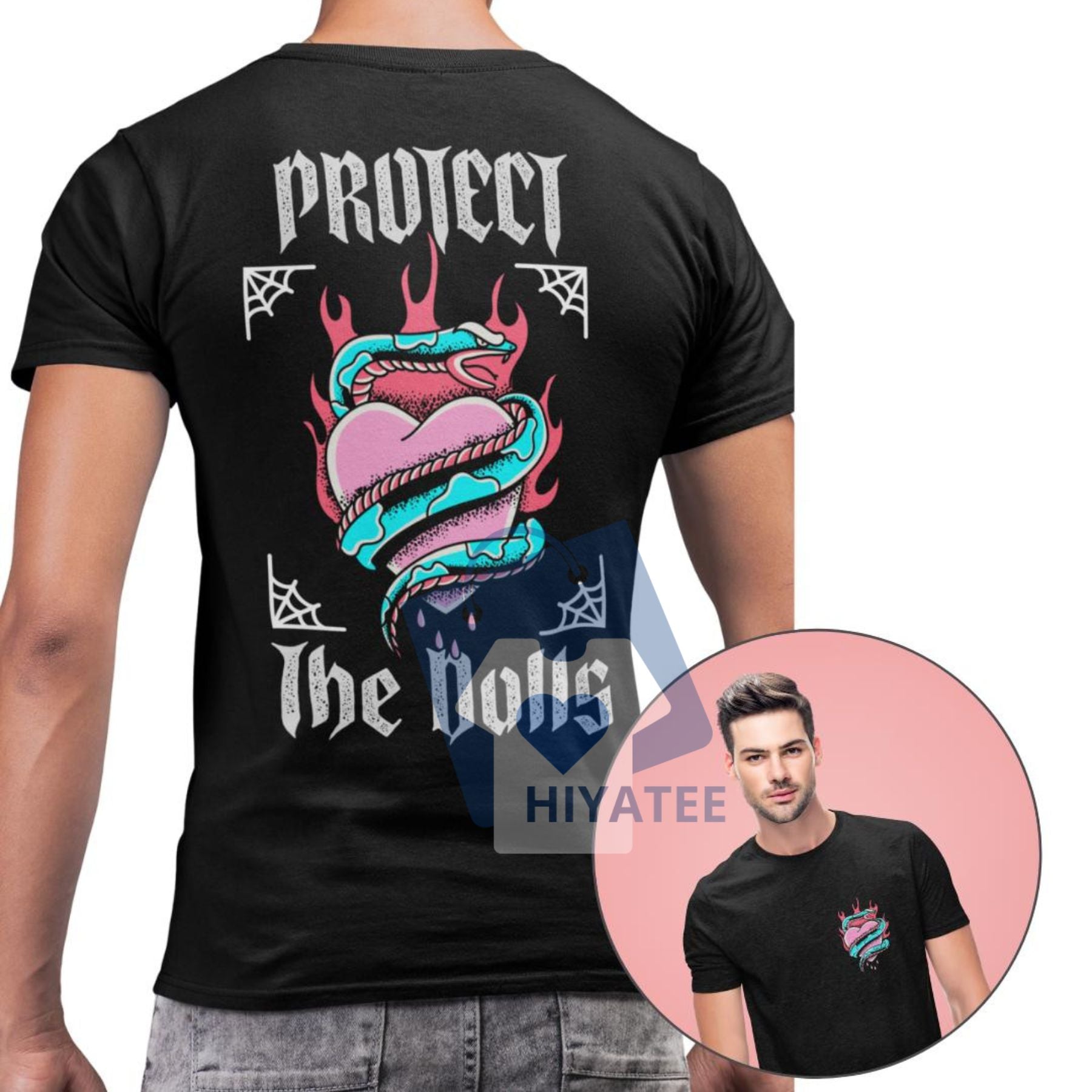Protect the Dolls T-Shirt – Pro Trans Rights Tee, Unisex Empowerment Shirt, Cotton Streetwear for LGBTQ+ Pride-Hiyatee