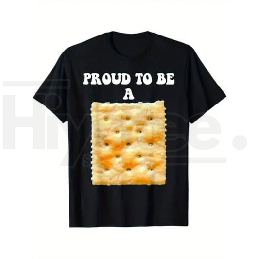 "Proud To Be A Cracker" Funny Holiday Costume T-Shirt – Unisex Family Gift - Hiyatee
