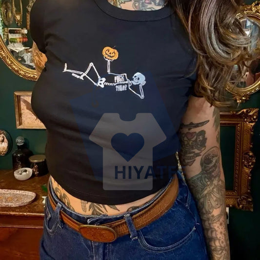 Pumpkin Spice and Political Spite Embroidered Unisex Top - Hiyatee