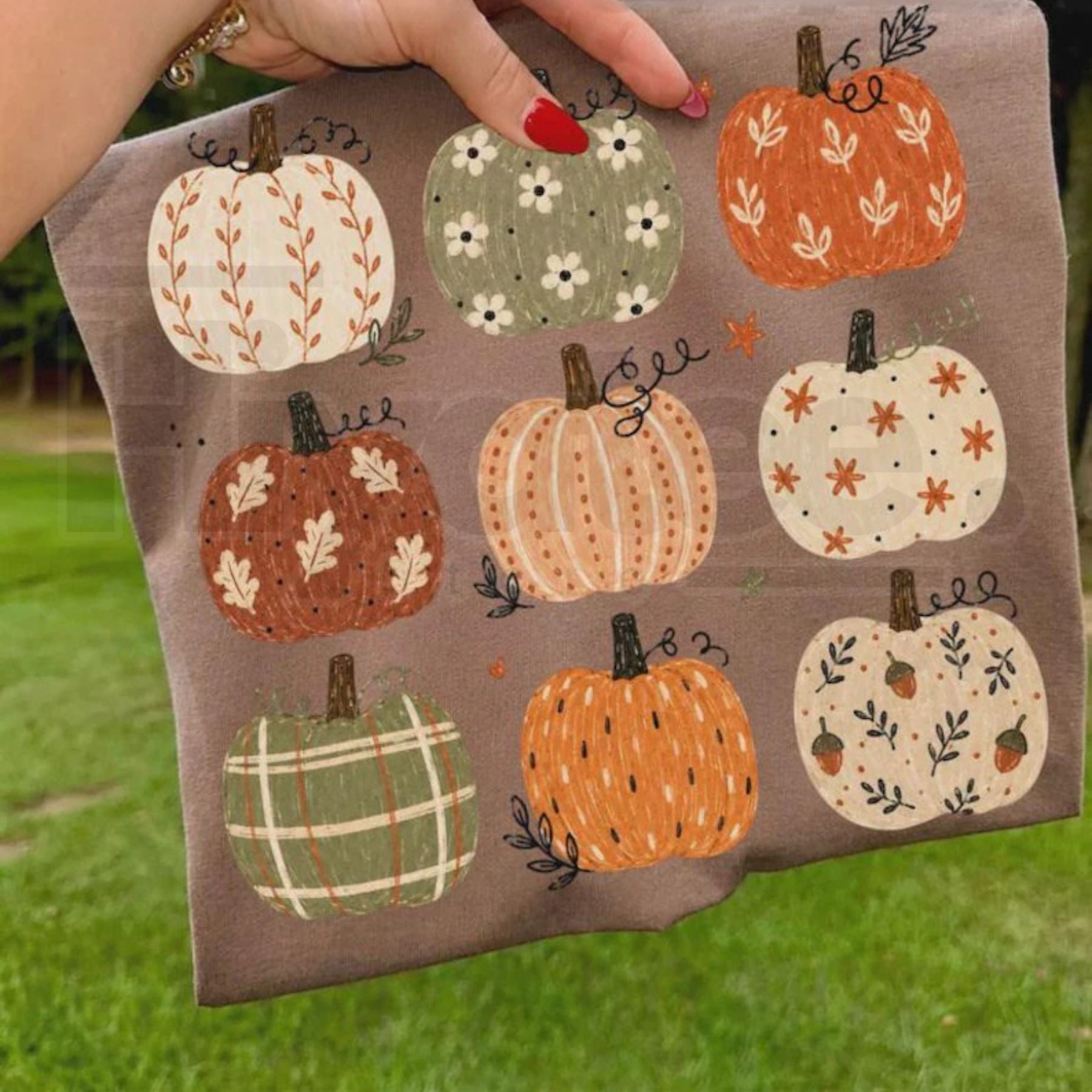 Pumpkins DTF Transfers Ready to Press Trendy Fall Direct to Film - Hiyatee