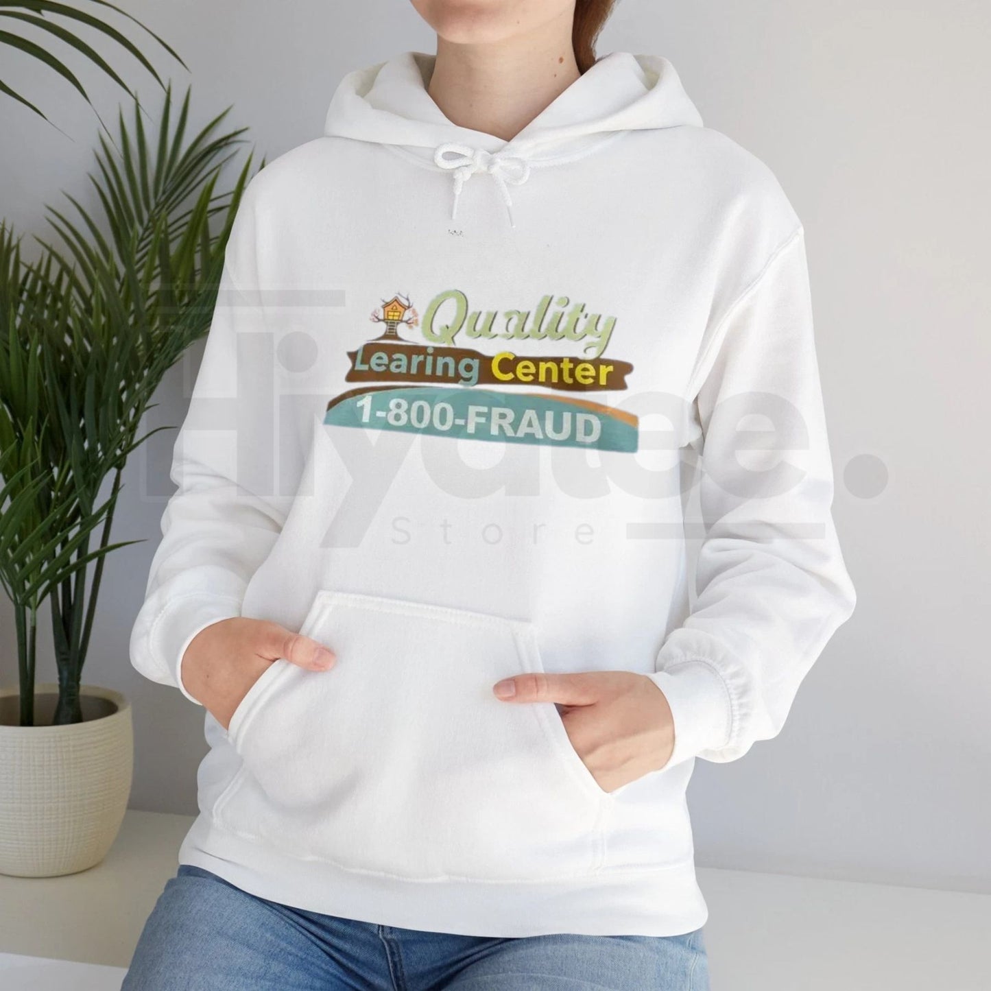 "Quality Learning Center" Funny Education Hoodie - Hiyatee