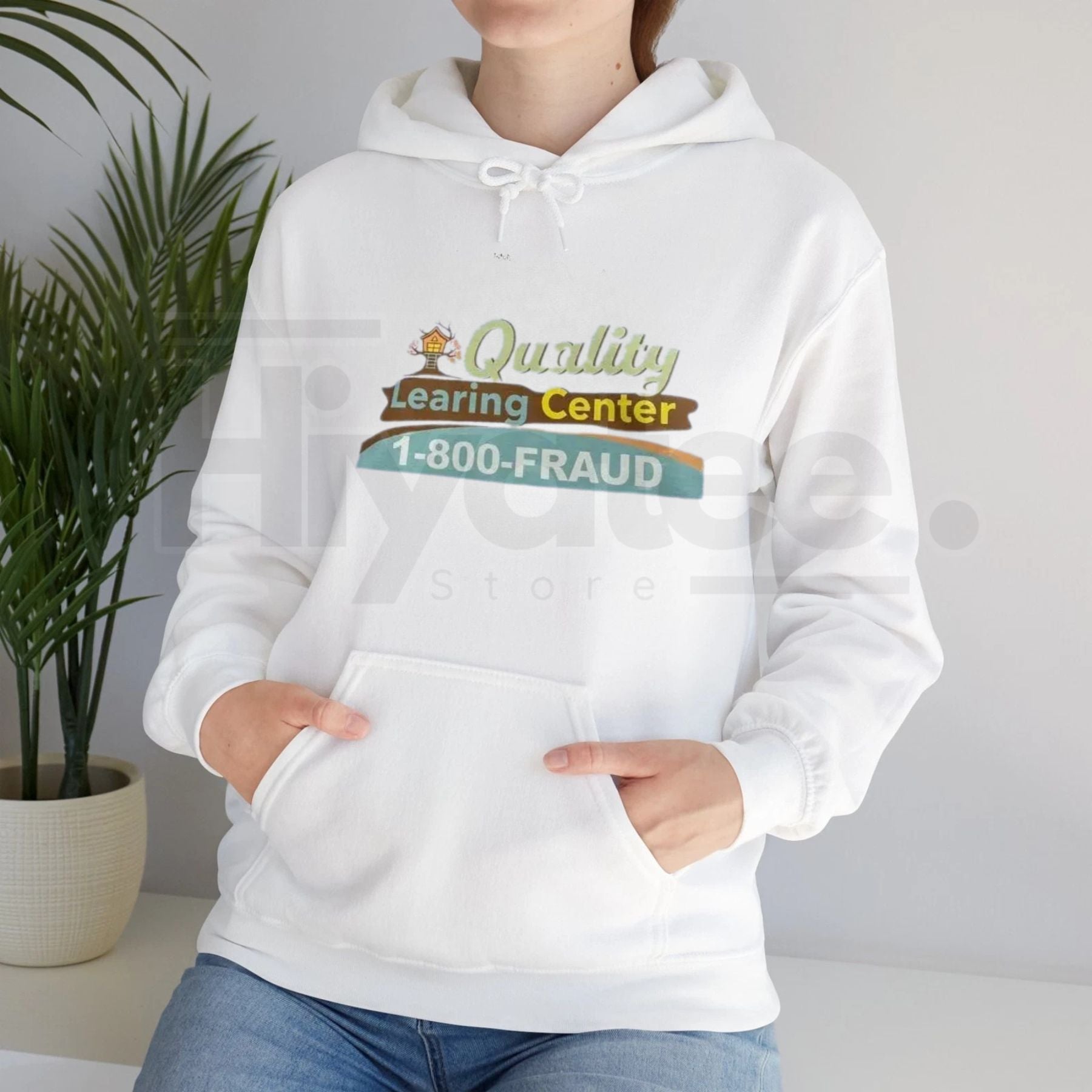 "Quality Learning Center" Funny Education Hoodie - Hiyatee