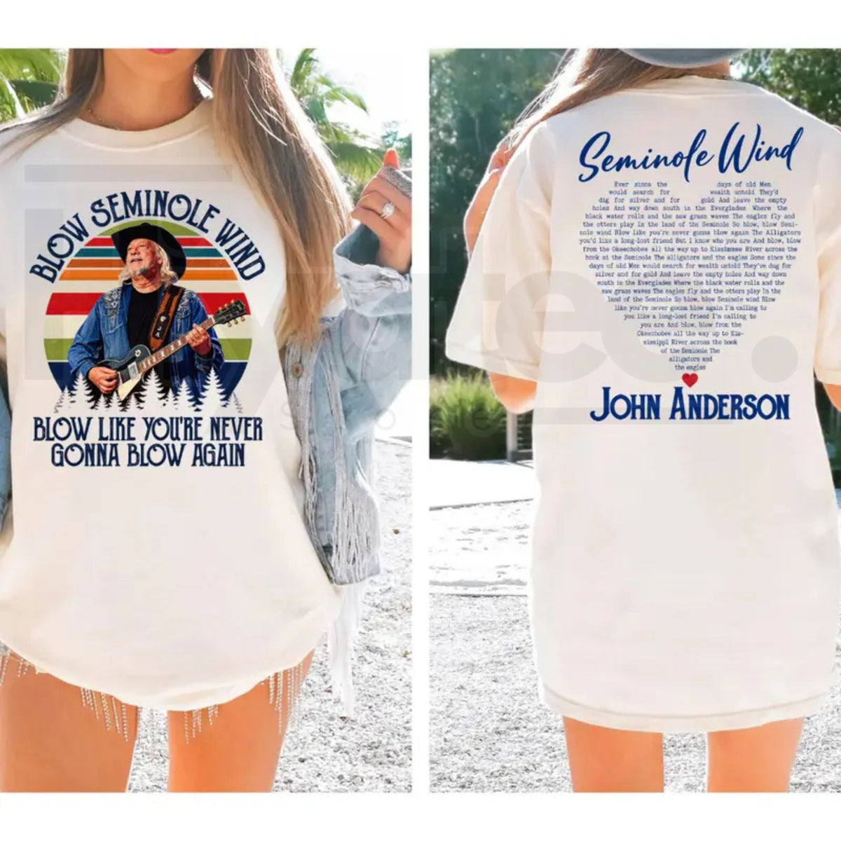 RIP John Anderson Seminole Wind T-Shirt – 1954-2026 Memorial Country Music Graphic Tee - Hiyatee