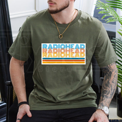Radiohead Vintage Alternative Rock T-Shirt – Classic Graphic Band Tee - Hiyatee
