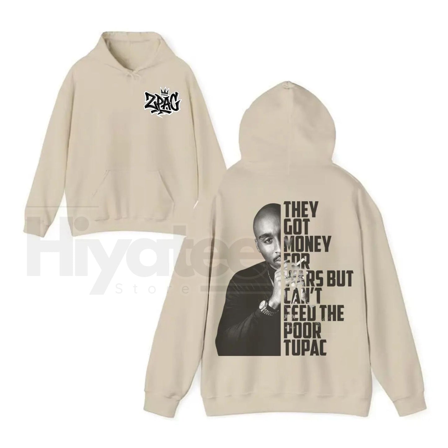 Rapper Graphic Hoodie – Trending Hip Hop Concert Tee, Urban Streetwear Aesthetic, Music Influencer Pullover - Hiyatee