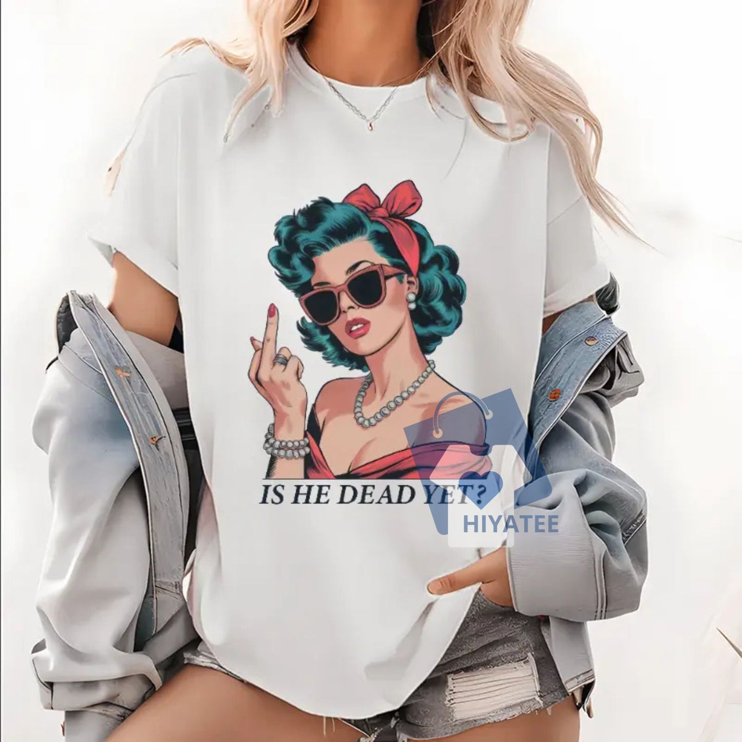 Resist & Persist – Bold Anti-Trump Political Statement Tee-Hiyatee