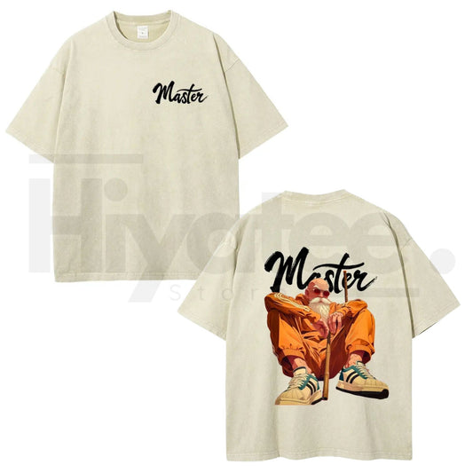 Retro 90s Anime Vintage T-Shirt – Oversized Washed Streetwear Graphic Tee - Hiyatee