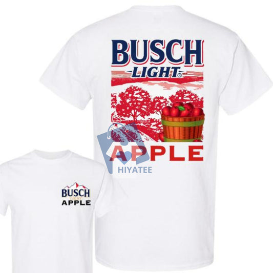 Retro Busch Light Apple Shirt – Unisex Beer Tee with Country Vibes-Hiyatee