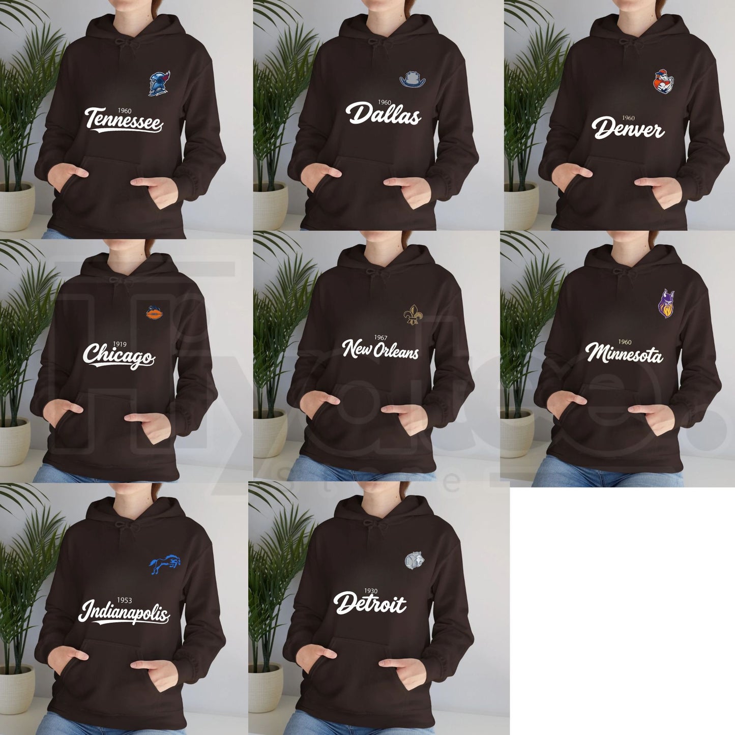 Retro City Football Hoodie – Vintage Hometown Sports Graphic Pullover - Hiyatee