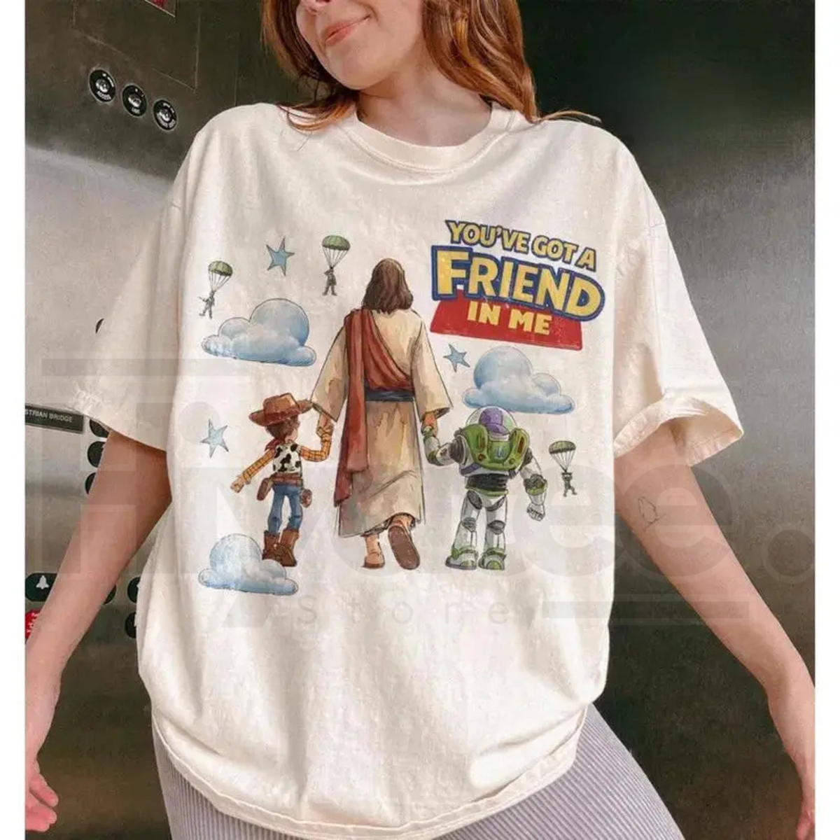 Retro Jesus You've Got A Friend In Me Christian Faith Shirt - Hiyatee