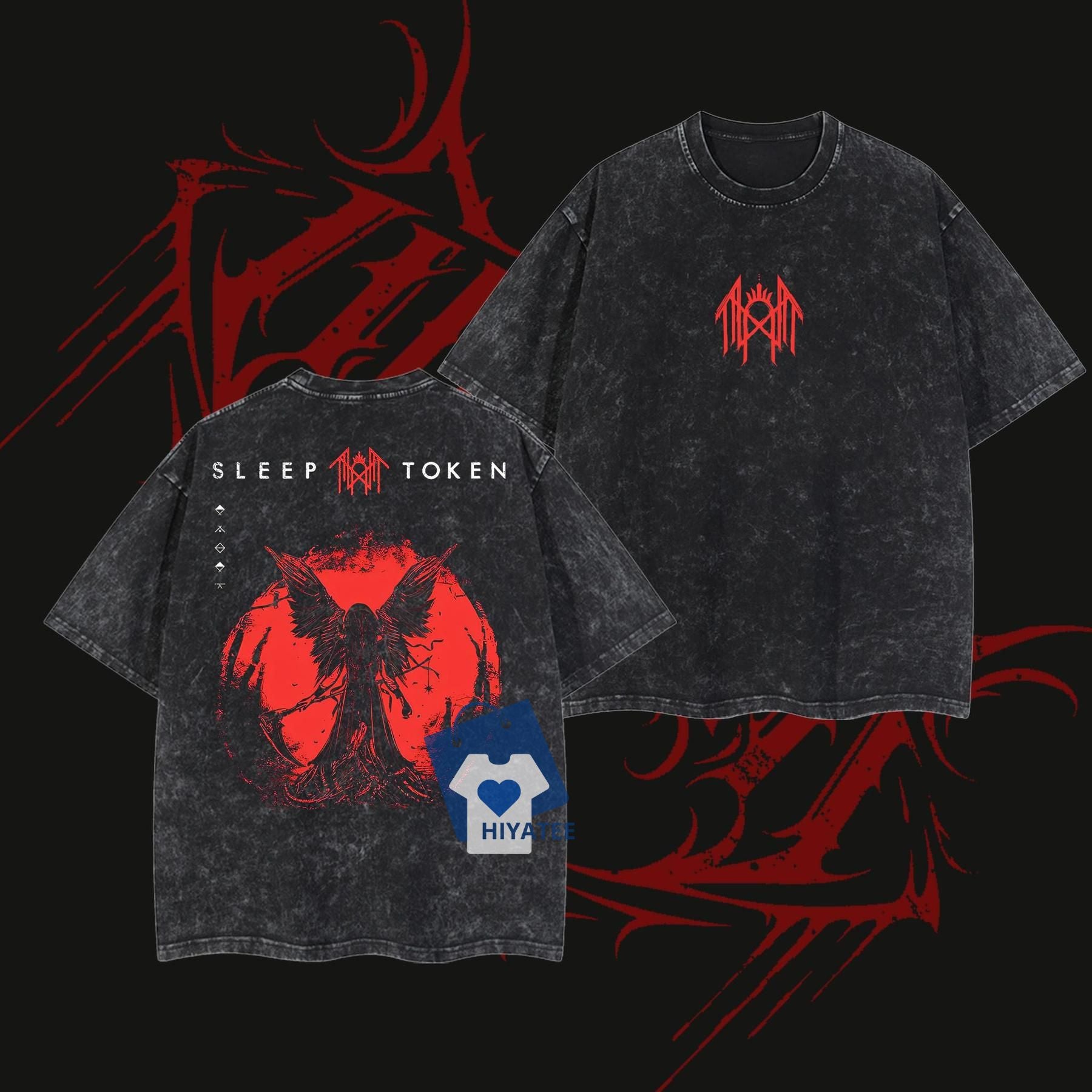 Retro Limited Sleep Token Grim Reaper Shirt – Heavy Metal Oversized Tee-Hiyatee