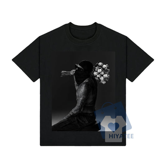 Retro Music Tour 2025 T-Shirt – Vintage Y2K Graphic Concert Tee, Unisex Soft Cotton Shirt for Music Lovers-Hiyatee
