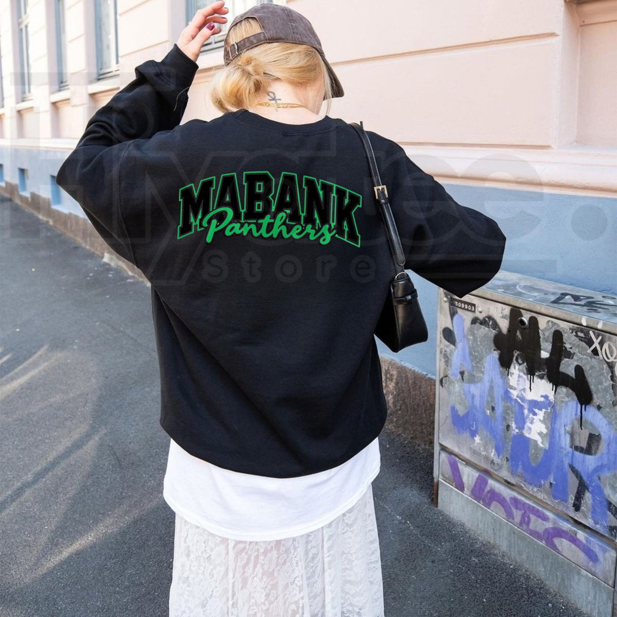 Retro Panthers Spirit Crewneck – Vintage Athletic Graphic Pullover - Hiyatee
