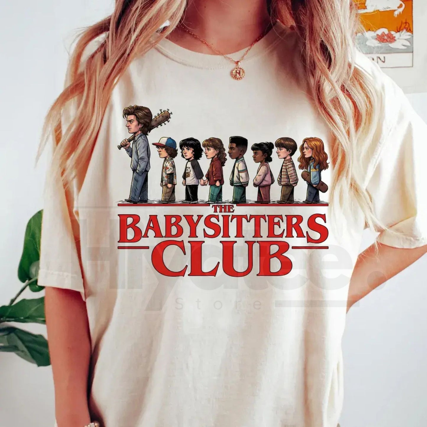 Retro Steve "Babysitter Club" Shirt – Vintage Hawkins Fan Graphic Tee - Hiyatee