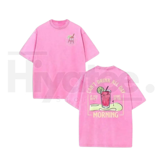 Retro Y2K Graphic Vintage Washed T-Shirt – Oversized Double-Sided Cotton Tee - Hiyatee